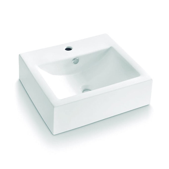 Bathco 0010 - Pultni umivalnik BOLONIA 51x45,5 cm porcelan/bela