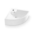 Bathco 0043 - Kotni viseči umivalnik OPORTO 64,5x47 cm porcelan/bela