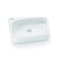 Bathco 4001 - Umivalnik za položitev na pult ARAGON 50x40,5 cm porcelan/bela