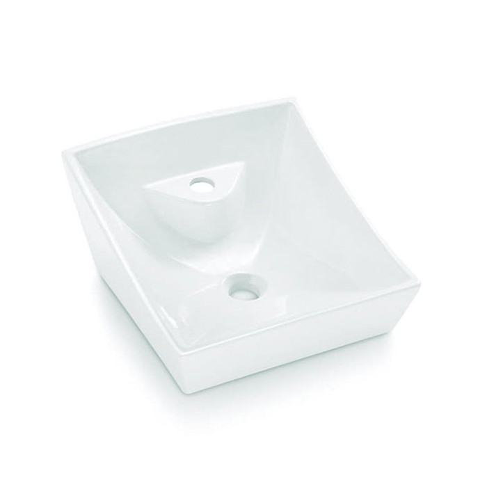 Bathco 4002 - Pultni umivalnik SORIA 40x41 cm porcelan/bela