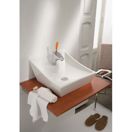Bathco 4002 - Pultni umivalnik SORIA 40x41 cm porcelan/bela
