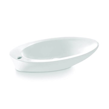 Bathco 4020 - Nadpultni umivalnik PURE 62x37 cm porcelan/bela