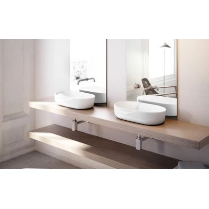 Bathco 4037 - Nadpultni umivalnik TOULOUSE 59x41,5 cm porcelan/bela