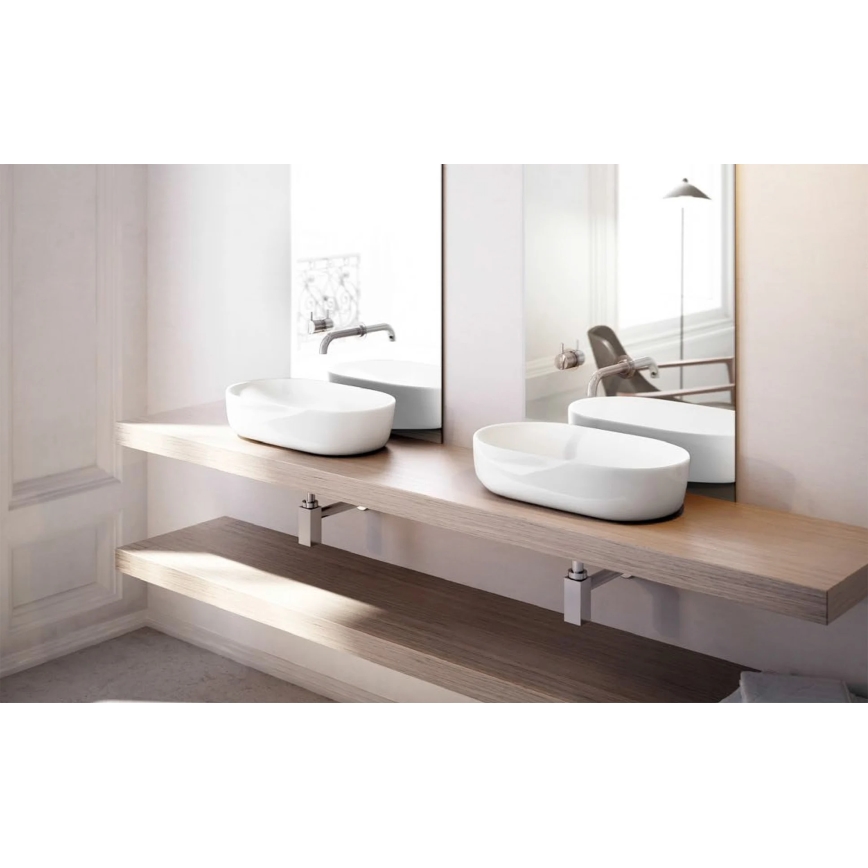 Bathco 4037 - Nadpultni umivalnik TOULOUSE 59x41,5 cm porcelan/bela