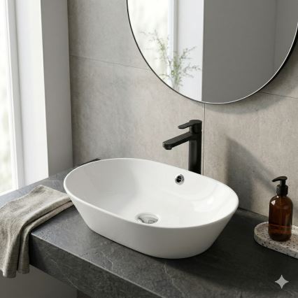 Bathco 4038 - Pultni umivalnik TOULOUSE 59x42 cm porcelan/bela