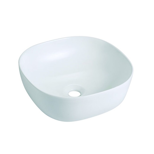 Bathco 4071 - Umivalnik na pult OLEA 41x41 cm porcelan/bela