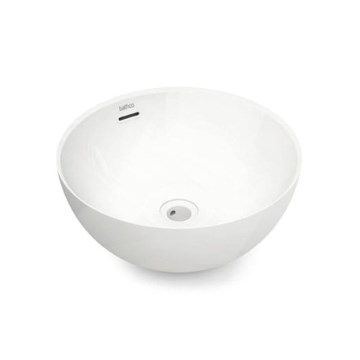 Bathco 4131 - Umivalnik na pult BARI premer 37 cm porcelan/bela
