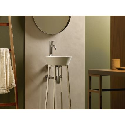 Bathco 8216 - Stojalo za umivalnik VOLTA 76x40 cm, jeklo/visokosijajni krom