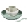 Beaba - Otroški jedilni set Sage Green, 4 kosi