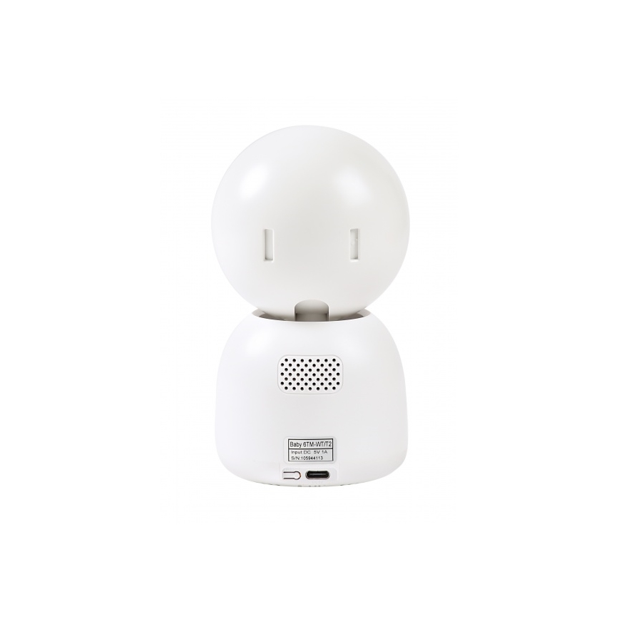 Beaba - Pametna otroška varuška z monitorjem ZEN NIGHT 720p 5V 4000 mAh Wi-Fi bela