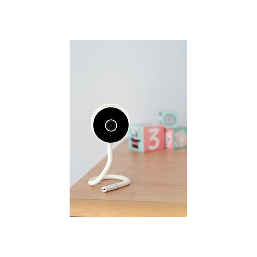 Beaba - Pametna otroška varuška ZEN CONNECT 5V Wi-Fi bela
