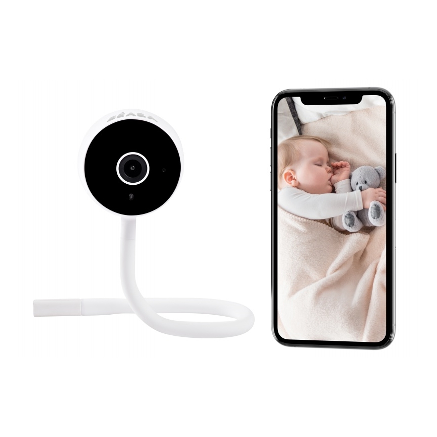 Beaba - Pametna otroška varuška ZEN CONNECT 5V Wi-Fi bela