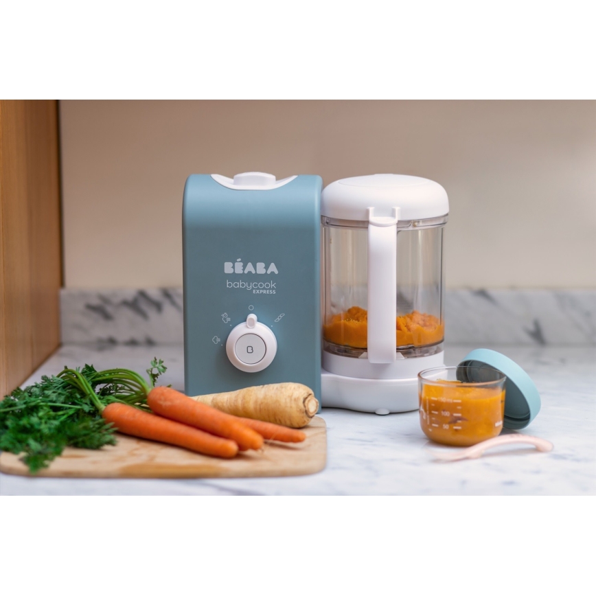 Beaba - Parni kuhalnik 2v1 BABYCOOK EXPRESS modra