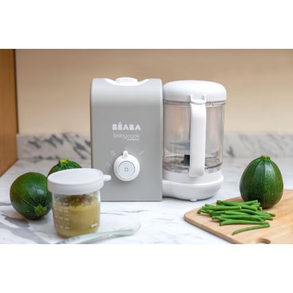 Beaba - Parni kuhalnik 2v1 BABYCOOK EXPRESS siva