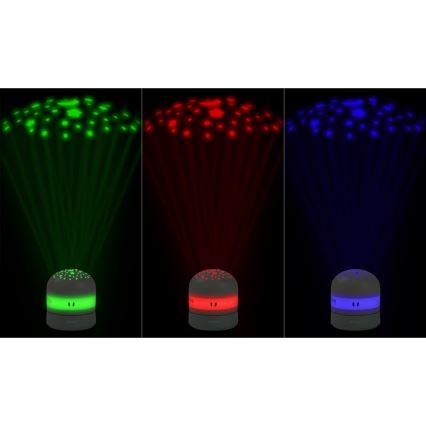 Beaba - Projektor z melodijo PIXIE USB/5V 1300 mAh zelena
