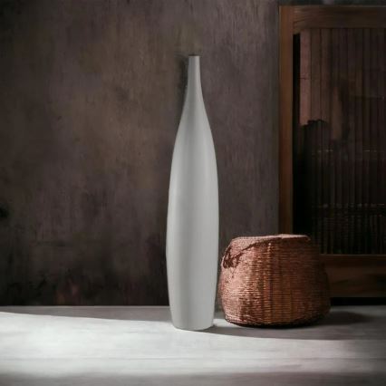 Bela keramična vaza 70 cm