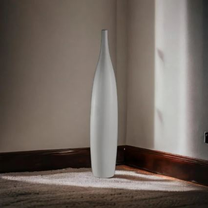 Bela keramična vaza 70 cm