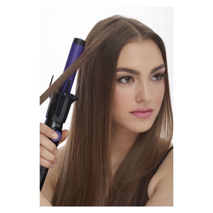 Bellissima 11307 - Rotacijski kodralnik za lase RICCI&CURL 230V črna/vijolična