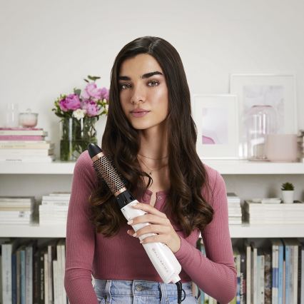 Bellissima 11726 - Krtača z vročim zrakom 5 v 1 MY PRO 1000W/230V bela/rožnato zlata