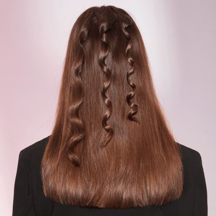 Bellissima 11949 - Konusni kodralnik za lase 40W/230V črna/rožnata