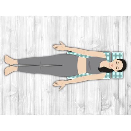 Beper - Akupresurna podloga in vzglavnik v mint barvi