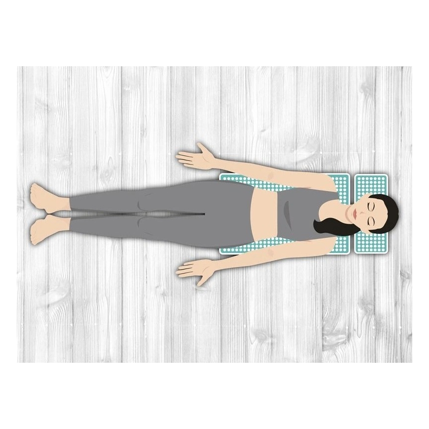 Beper - Akupresurna podloga in vzglavnik v mint barvi