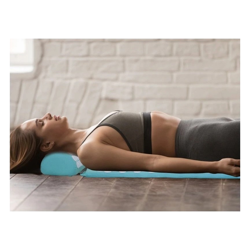 Beper - Akupresurna podloga in vzglavnik v mint barvi