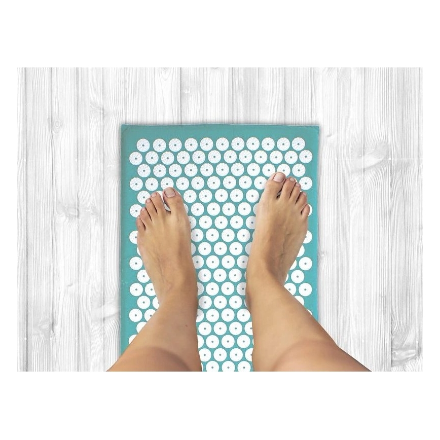 Beper - Akupresurna podloga in vzglavnik v mint barvi