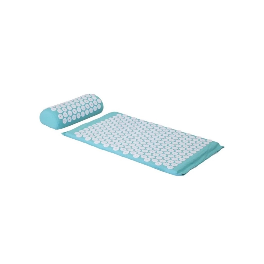 Beper - Akupresurna podloga in vzglavnik v mint barvi