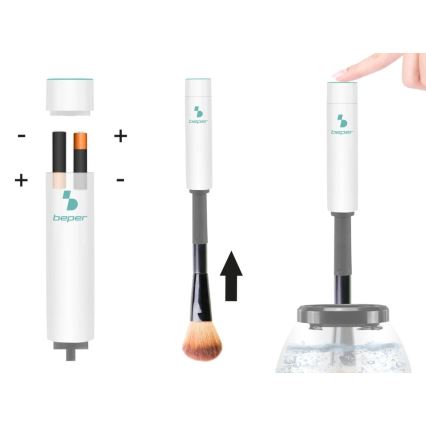 Beper - Čistilec čopičev za ličenje 2xAAA