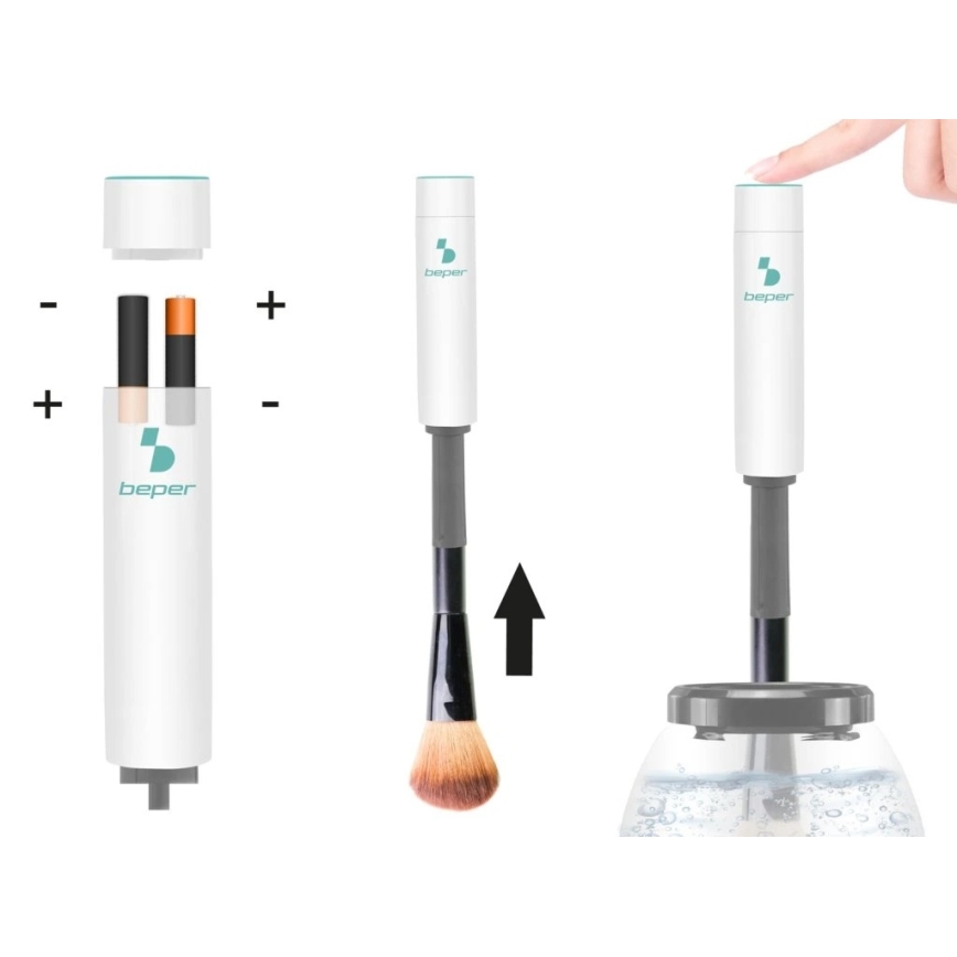 Beper - Čistilec čopičev za ličenje 2xAAA