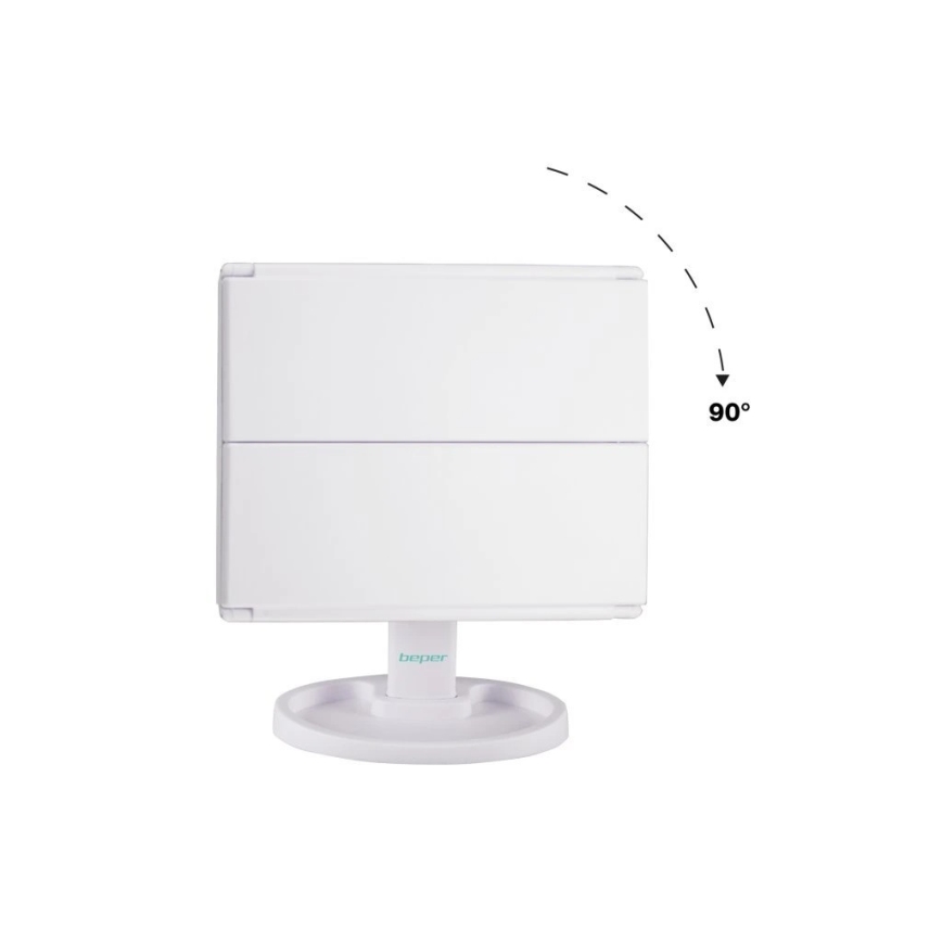 Beper - Kozmetično ogledalo z LED osvetlitvijo 4xAAA/5V