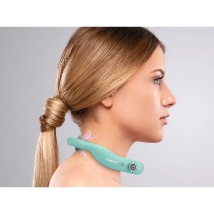 Beper - Polnilna masažna naprava za vrat z EMS, 5V/900 mAh, mentolne barve