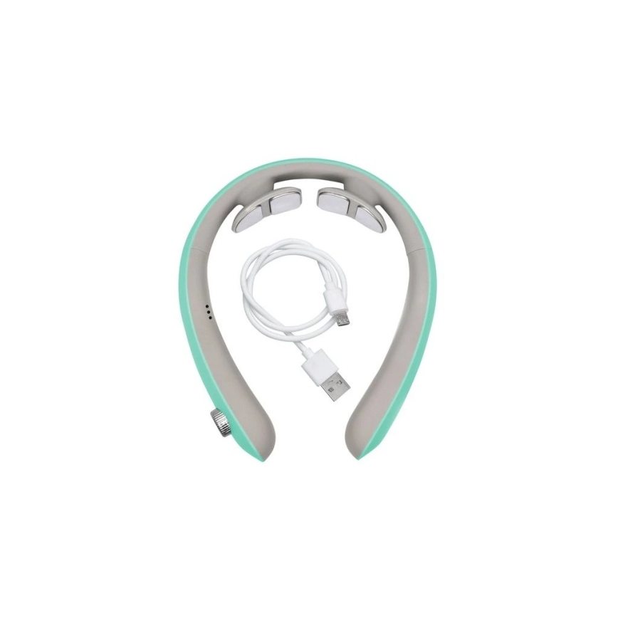 Beper - Polnilna masažna naprava za vrat z EMS, 5V/900 mAh, mentolne barve