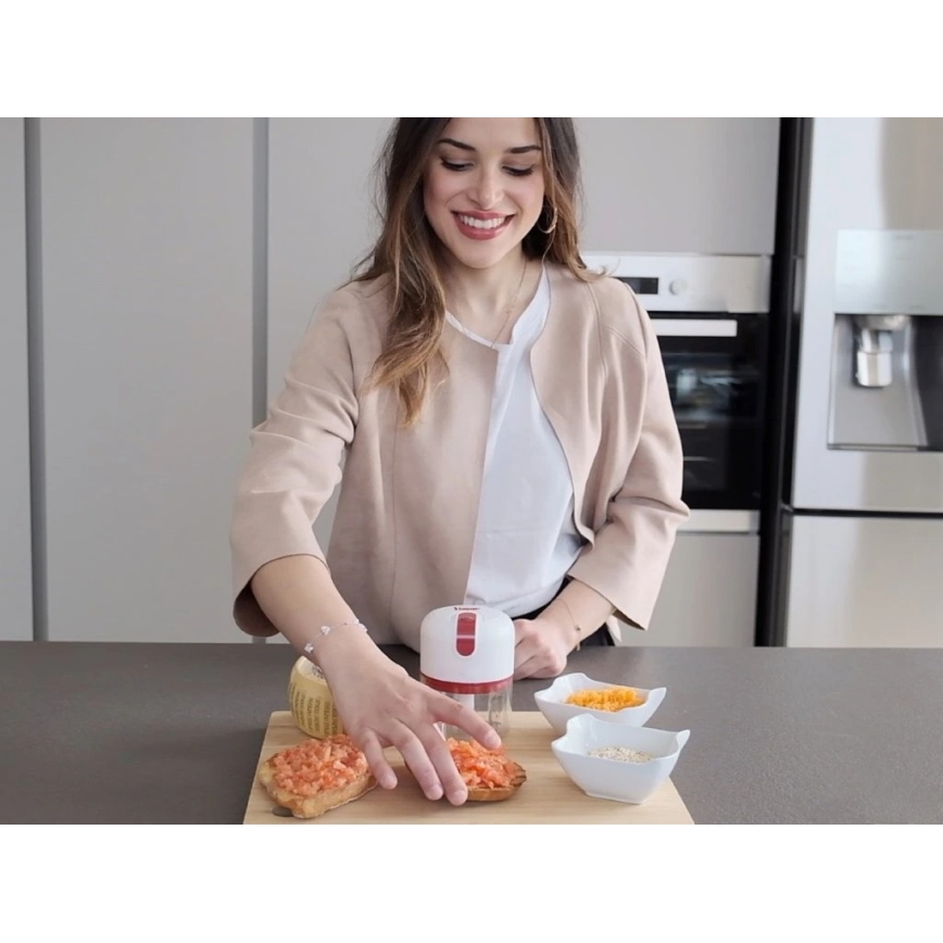 Beper - Polnilni sesekljalnik 30W/5V 1500 mAh 250 ml