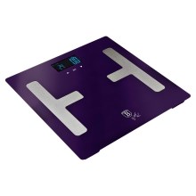 BerlingerHaus - Osebna tehtnica z LCD zaslonom 2xAAA vijolična/mat krom