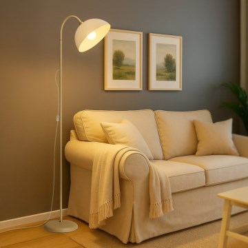 Bež stoječa svetilka ZACK 1xE27/15W/230V