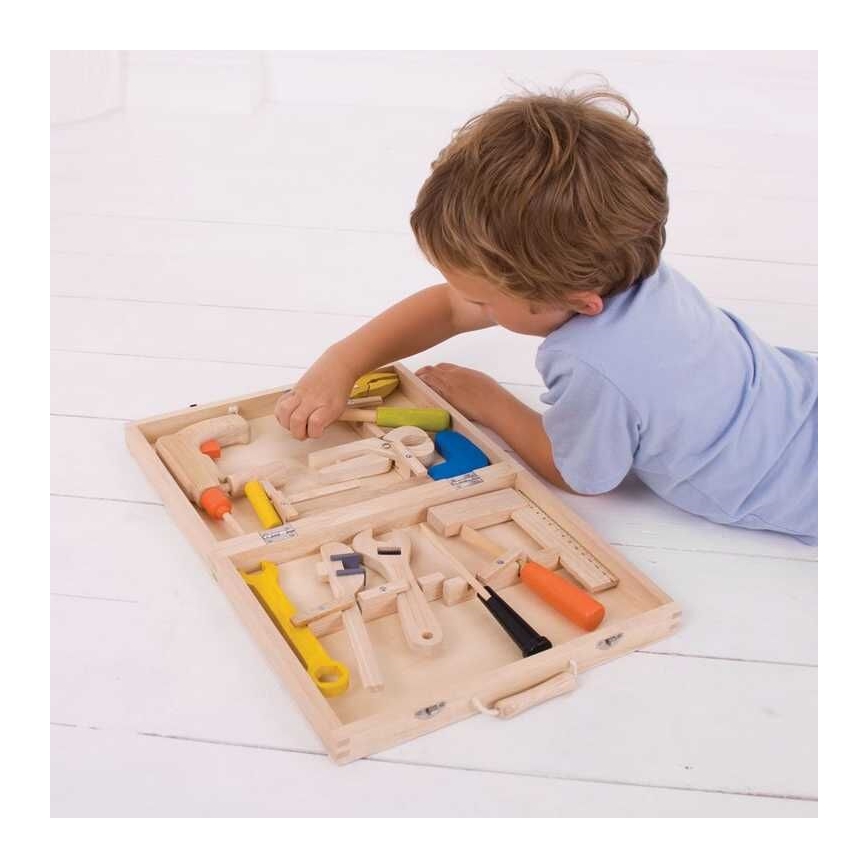 Bigjigs Toys - Lesen kovček z orodjem