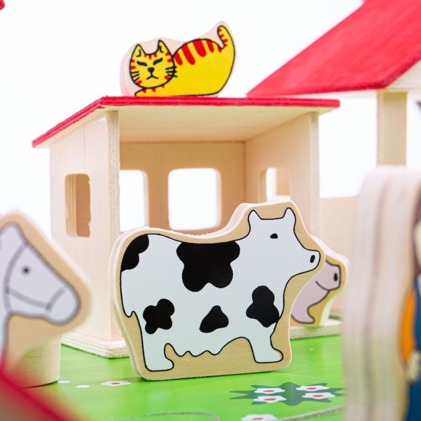 Bigjigs Toys - Lesena kmetija
