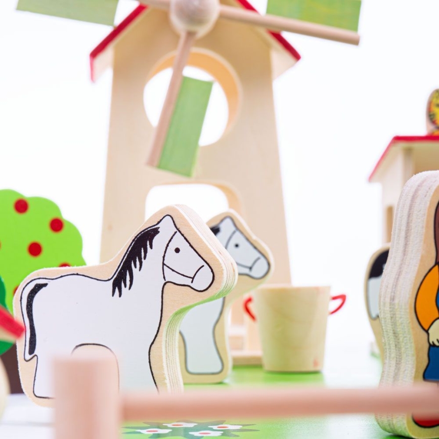 Bigjigs Toys - Lesena kmetija
