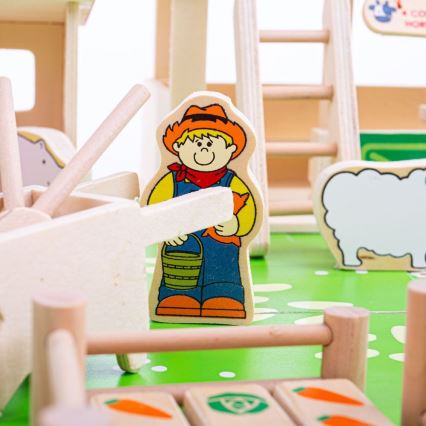 Bigjigs Toys - Lesena kmetija