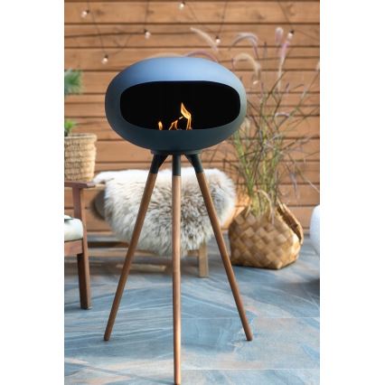BIO kamin TOKIO 45x100 cm 2 kW črna