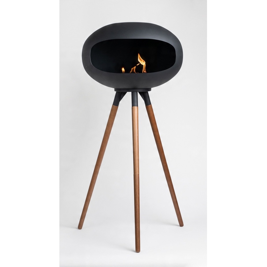 BIO kamin TOKIO 45x100 cm 2 kW črna
