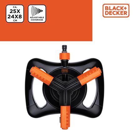 BLACK+DECKER - Trikraki krožni namakalnik