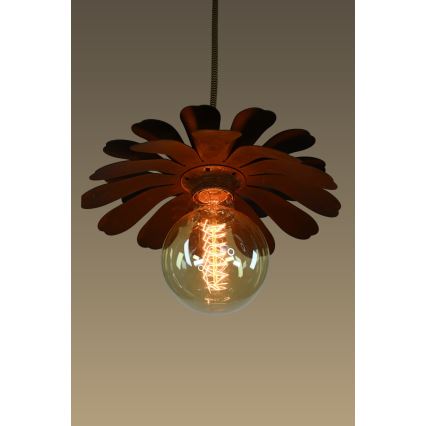 Bohemia-Design - Lestenec na kabelu 1xE27/60W/230V bronast