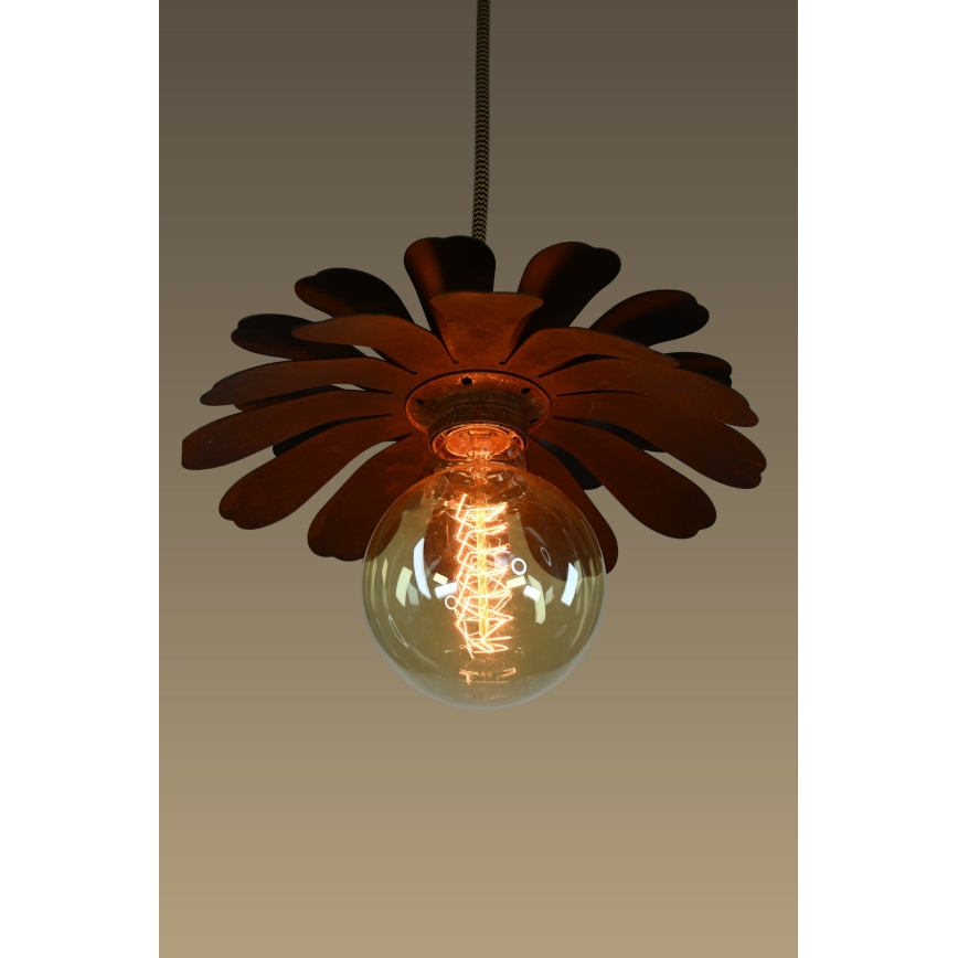 Bohemia-Design - Lestenec na kabelu 1xE27/60W/230V bronast