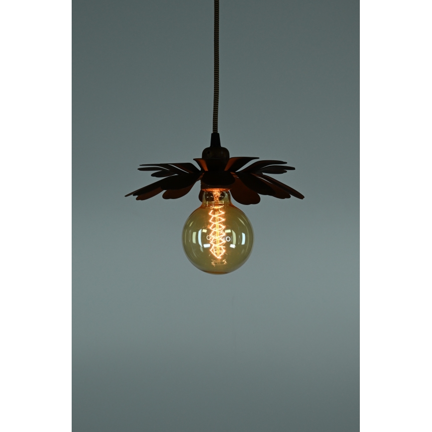 Bohemia-Design - Lestenec na kabelu 1xE27/60W/230V bronast