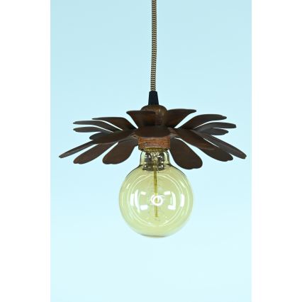 Bohemia-Design - Lestenec na kabelu 1xE27/60W/230V bronast