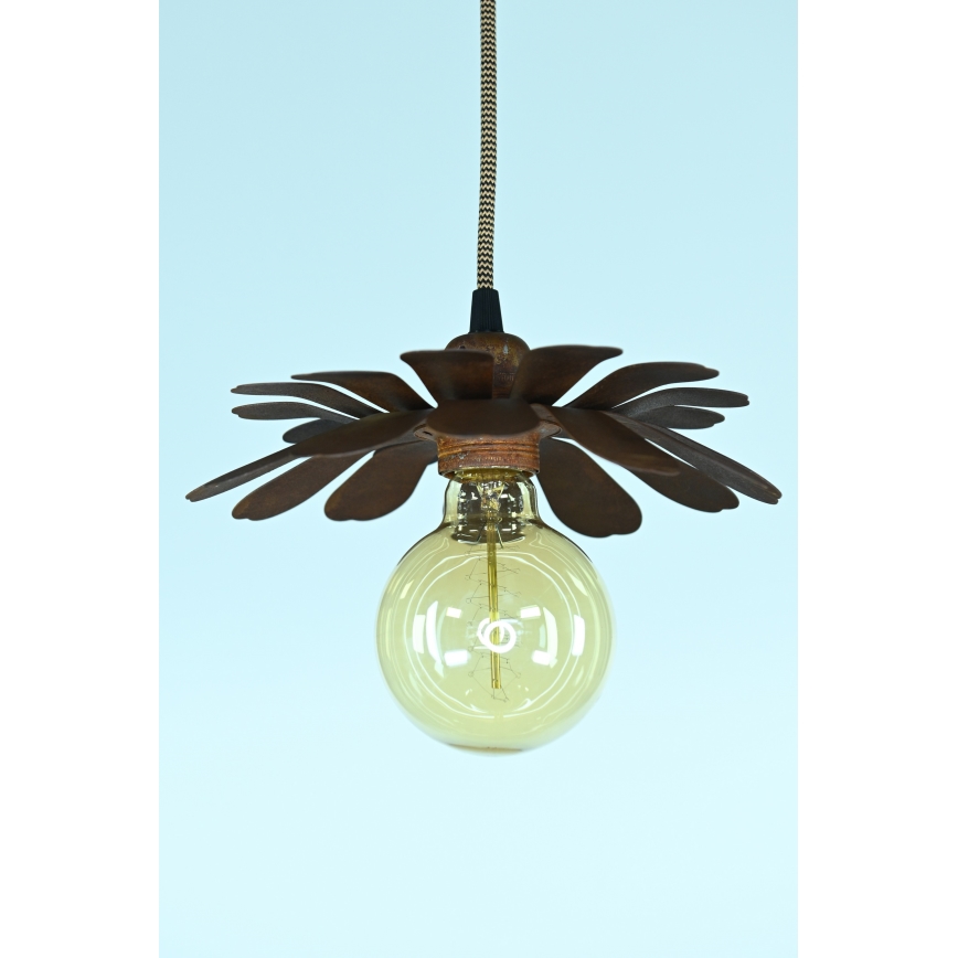 Bohemia-Design - Lestenec na kabelu 1xE27/60W/230V bronast