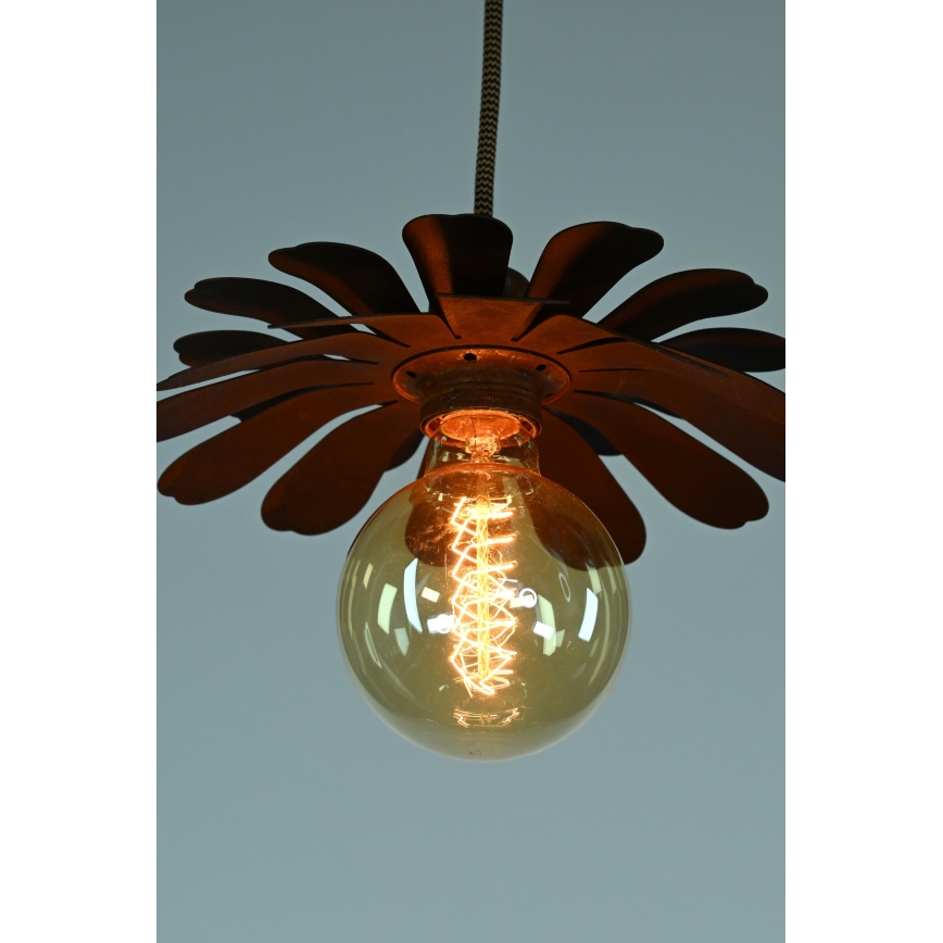 Bohemia-Design - Lestenec na kabelu 1xE27/60W/230V bronast